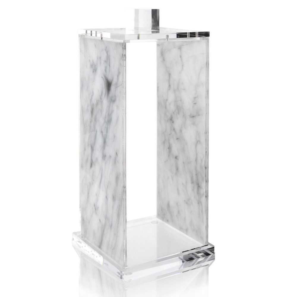Canister Jar - Square Marble Large - 9