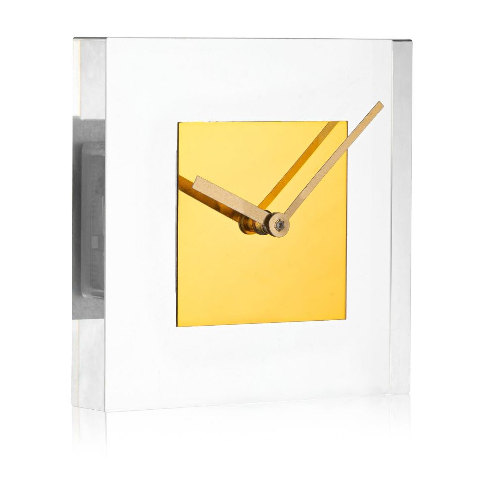 Desk Clock - Gold - 5.25x5.25