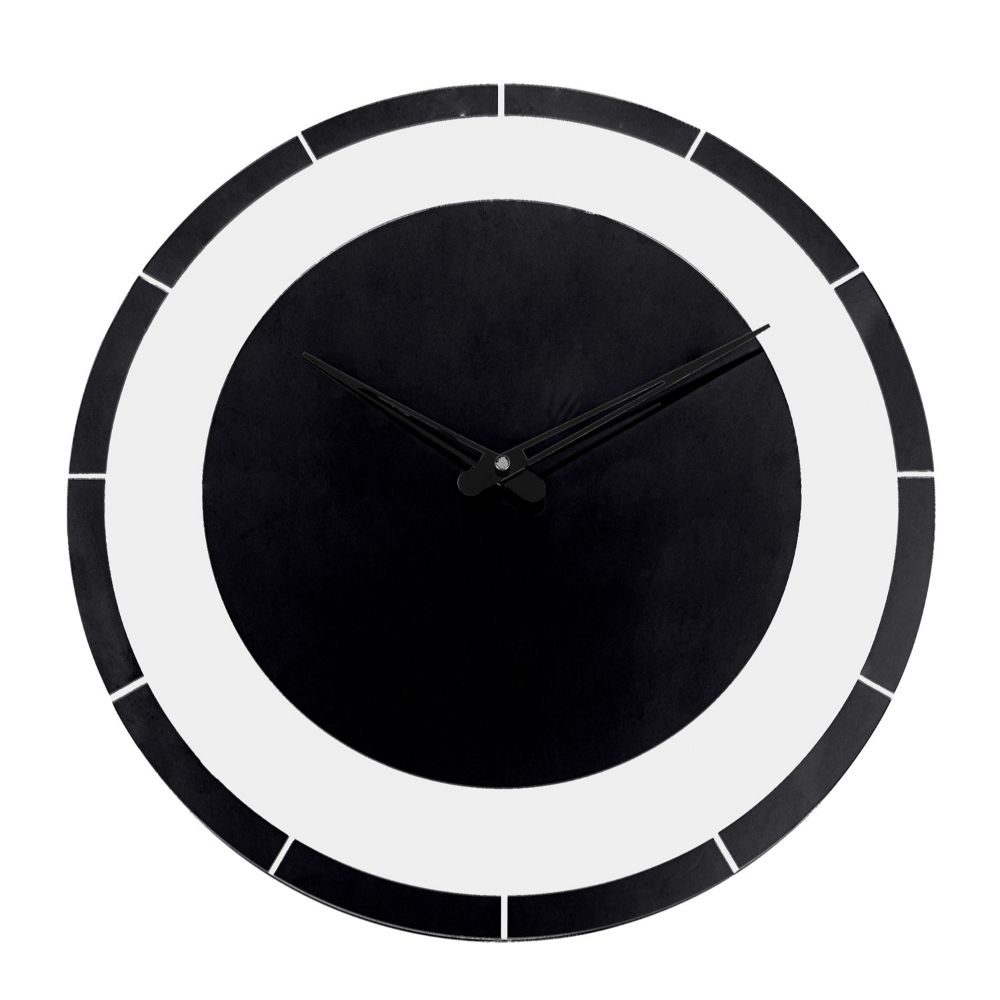 Clock Wall Art - Circle Black - 16