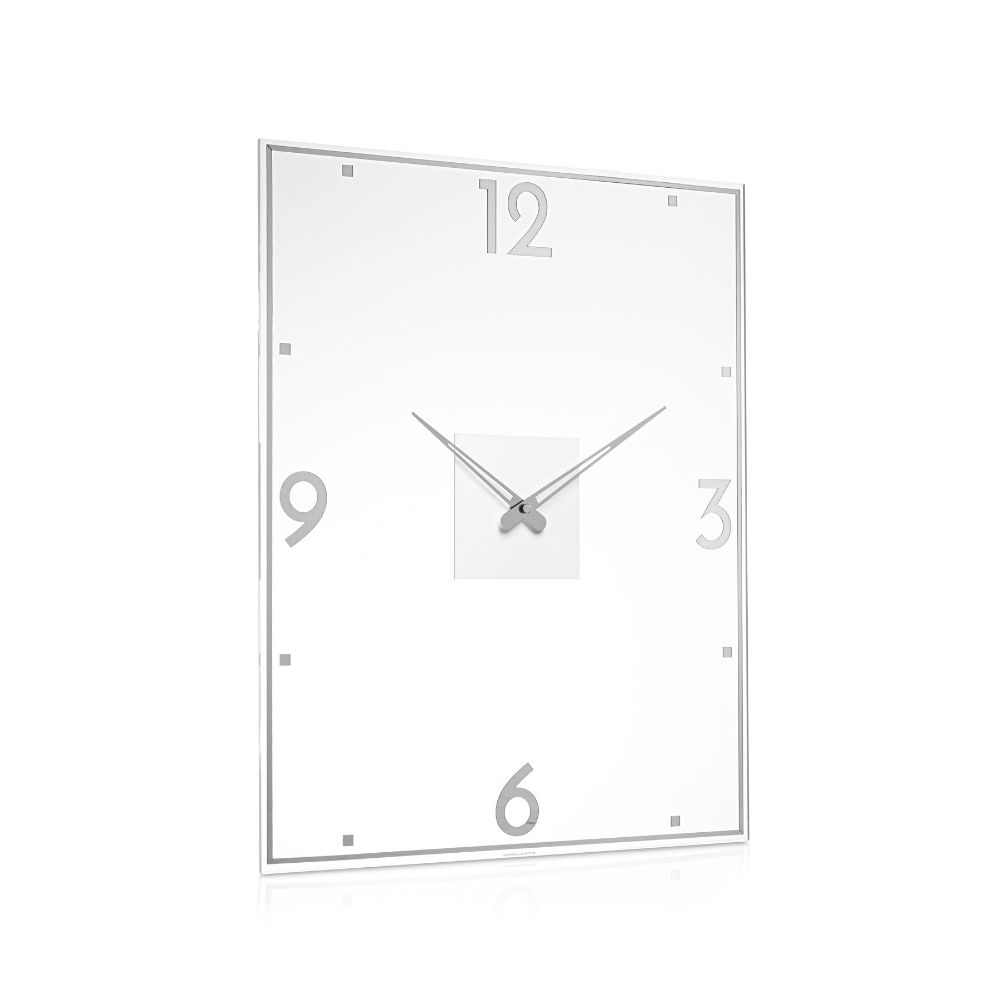 Clock Wall Art - Classic Silver - 16"x20"