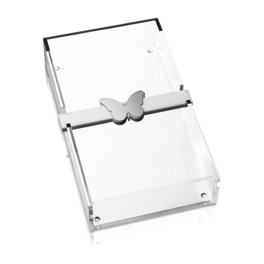 Paper Towel Holder - Silver Butterfly