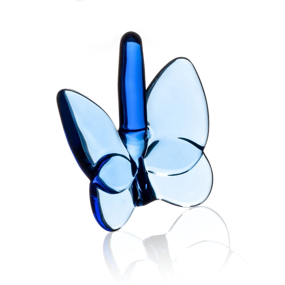 Crystal Butterfly Ring Holder - Blue