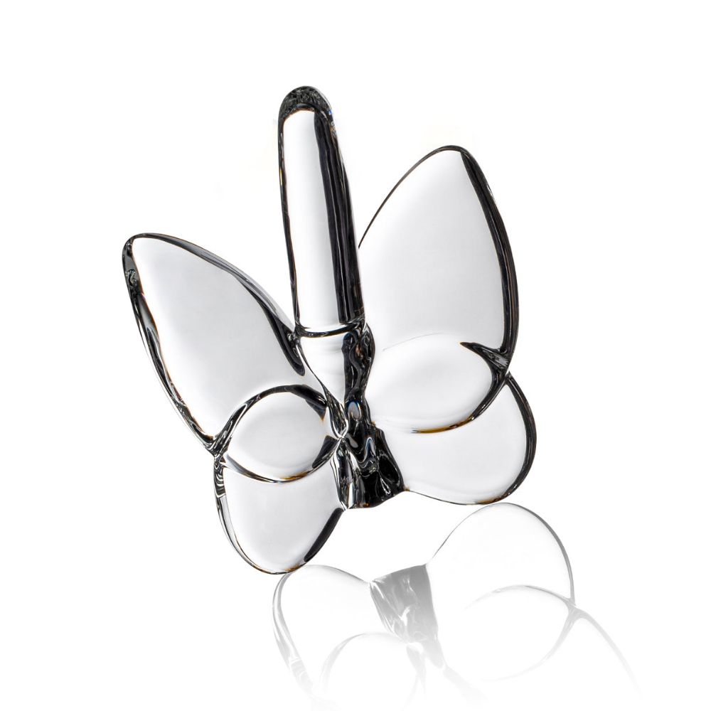 Crystal Butterfly Ring Holder - Clear