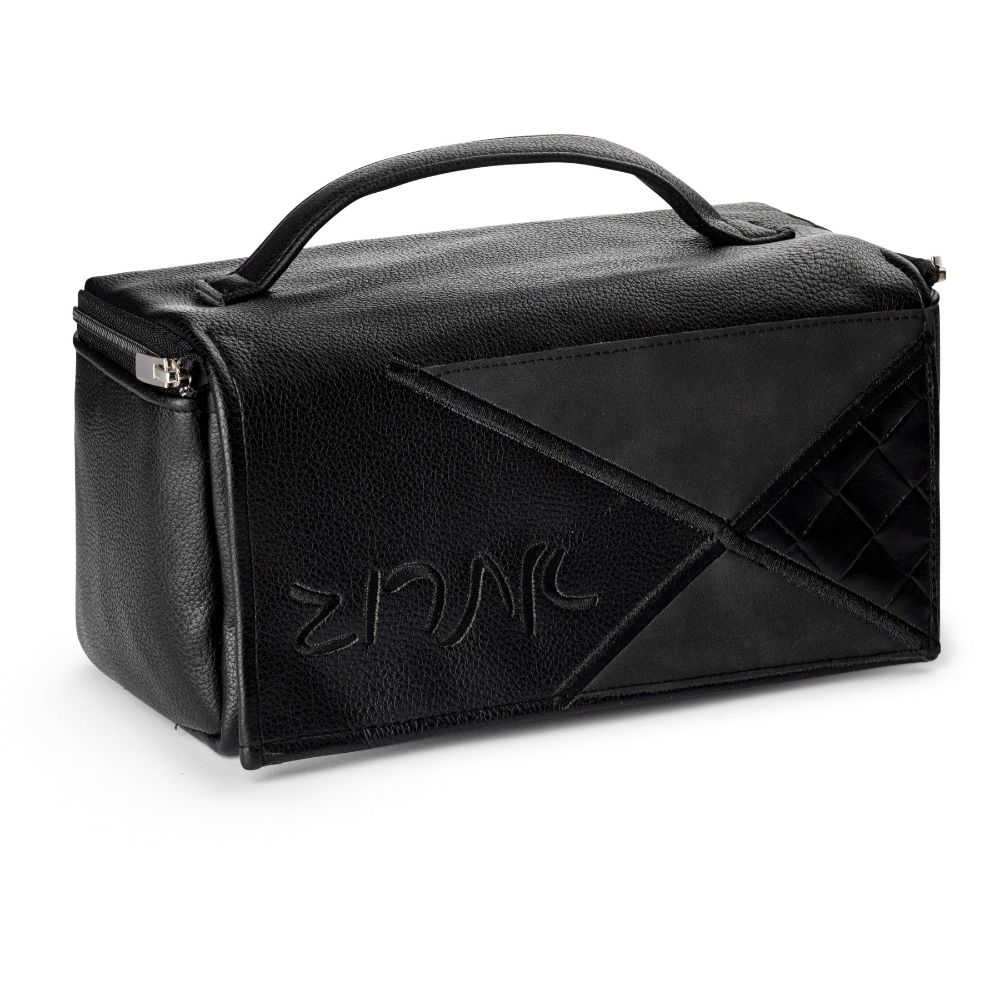 PU Leather Esrog Bag - Diagonal Black