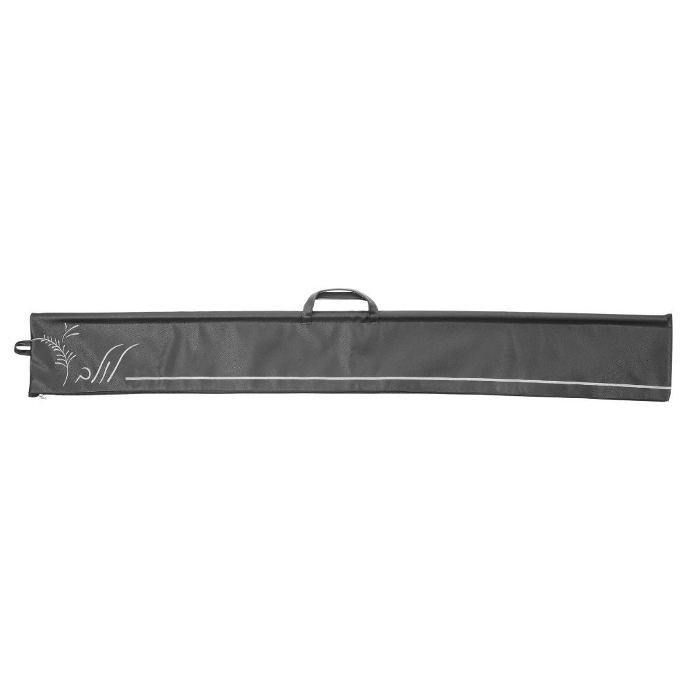 PU Leather Lulav Case - Embroidered Black - 52x7