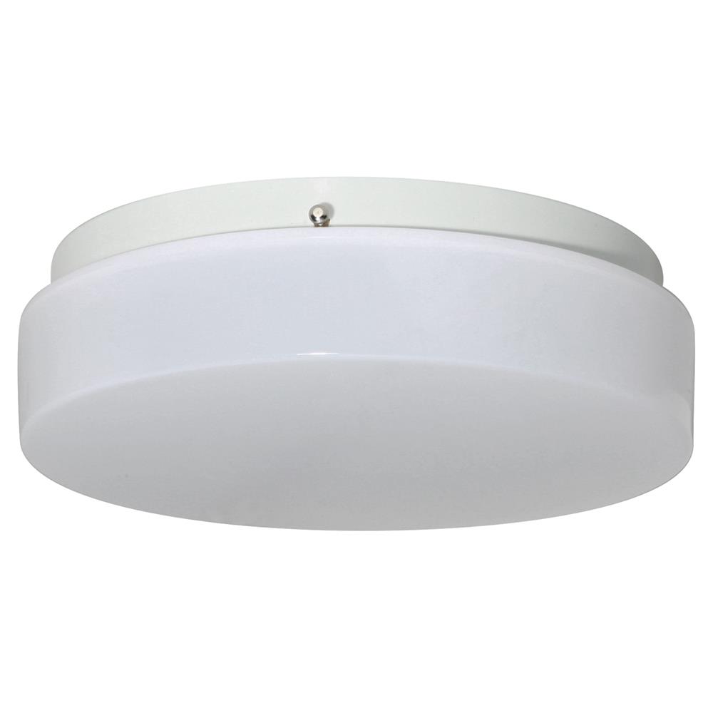 Wave Lighting 160FM-L17W-WH Noelani Surface Mounted Drum in White