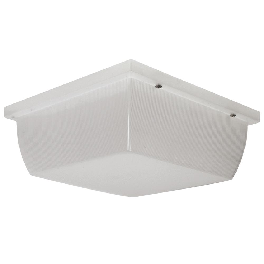 Wave Lighting 265FMF-WH Marlex Guardian Non-Corrosive Outdoor Ceiling Light