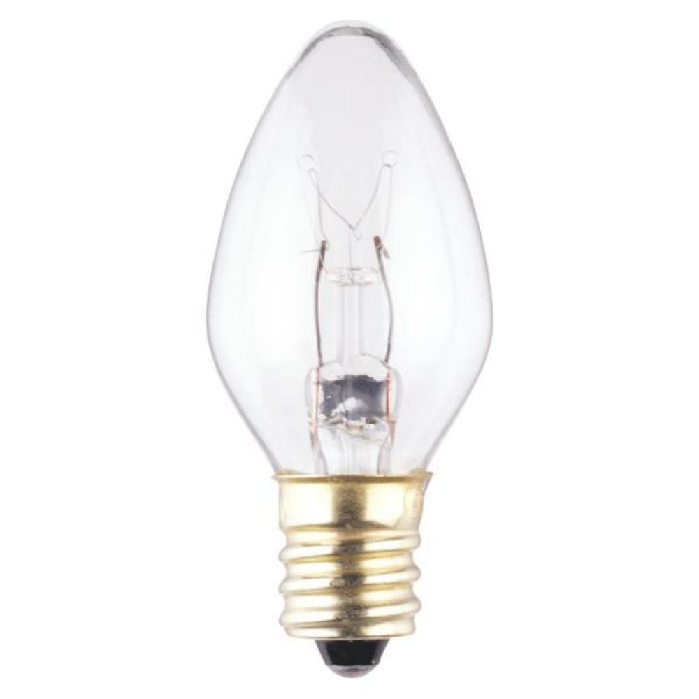 Westinghouse 0322800 7 1/2 Watt C7 Incandescent Clear E12 (Candelabra) Base, 120 Volt, Box Specialty Lamp