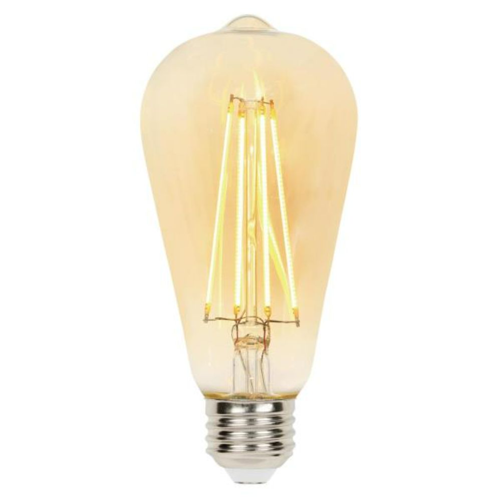 Westinghouse 3513300 4.5W ST20 Filament LED Dimmable Amber 2200K E26 (Medium) Base, 120 Volt, Card Decorative Lamp