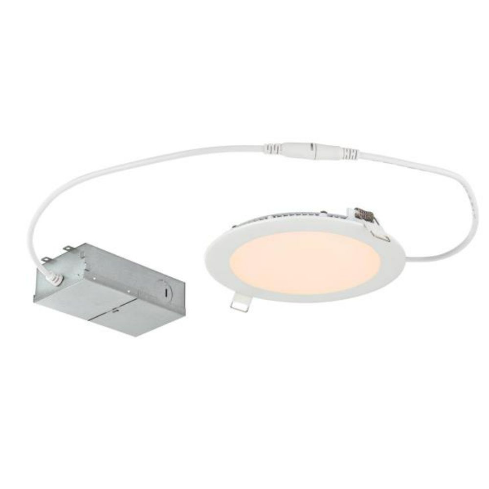 Westinghouse 5103000 12W Slim Recessed LED Downlight 6" Dimmable 2700K, 120 Volt, Box Directwire Lamp