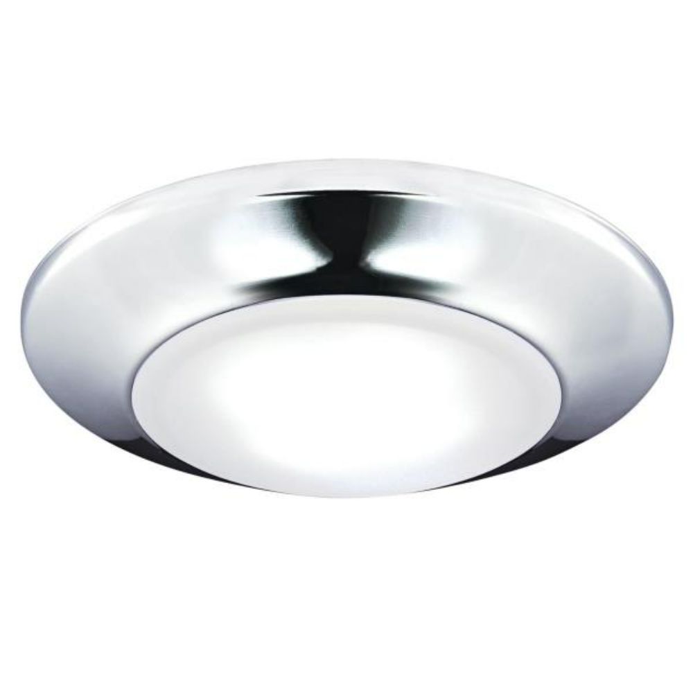 Westinghouse 6322200 6 in. 12W LED Surface Mount Chrome Finish Frosted Lens, 4000K Ceiling Lighting