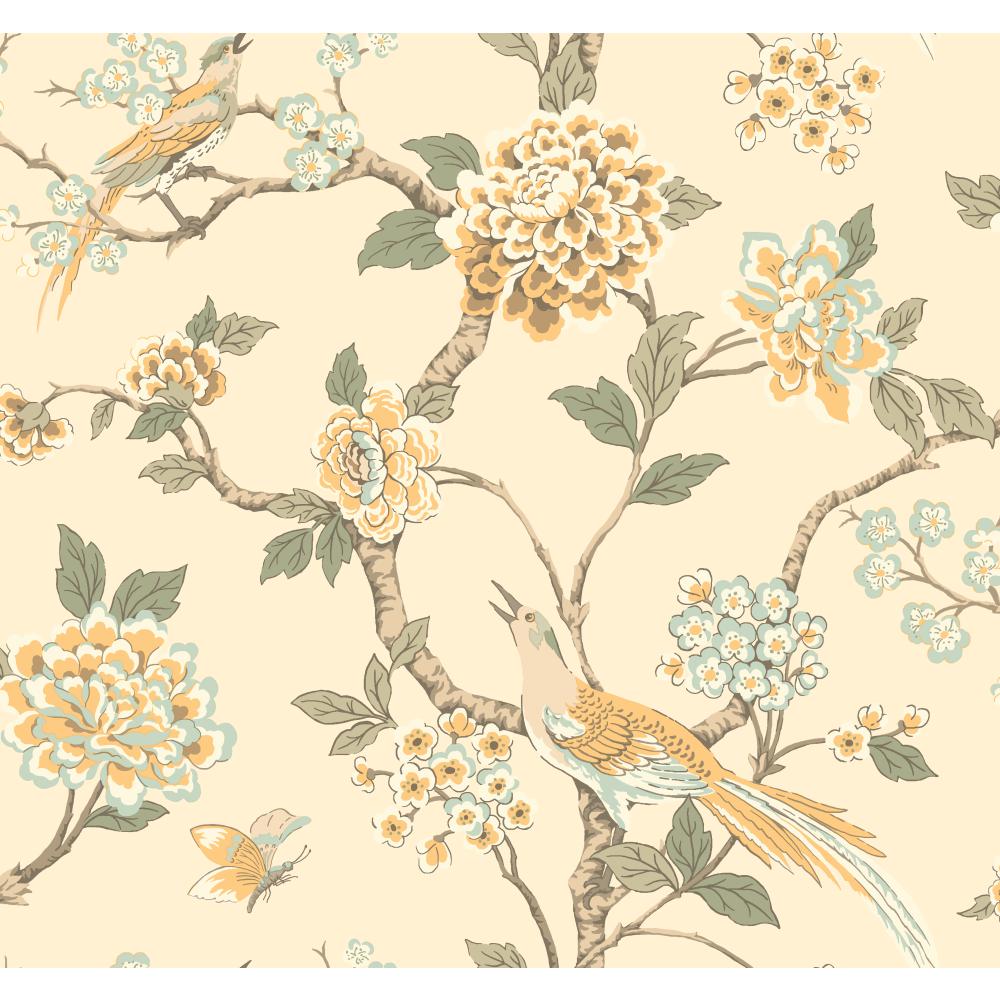 Inspired by Color by York Wallcoverings AF1904 Simply Neutrals Fanciful Wallpaper