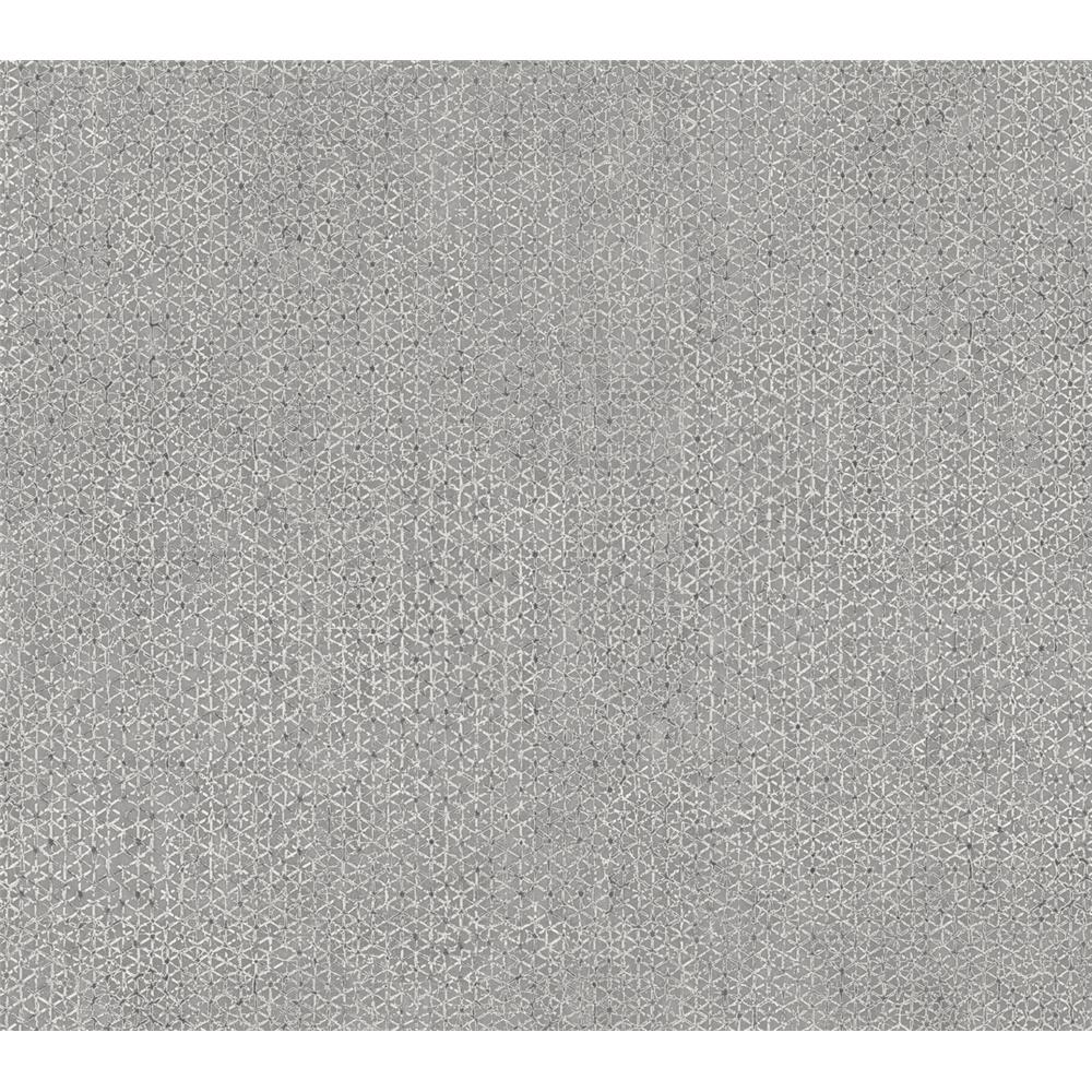 Ronald Redding by York AF6535 Tea Garden Bantam Tile Wallpaper in Grey