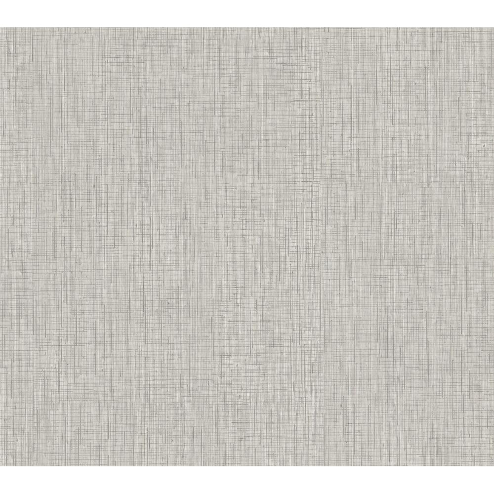 Ronald Redding by York AF6543 Tea Garden Threaded Silk Wallpaper in Taupe