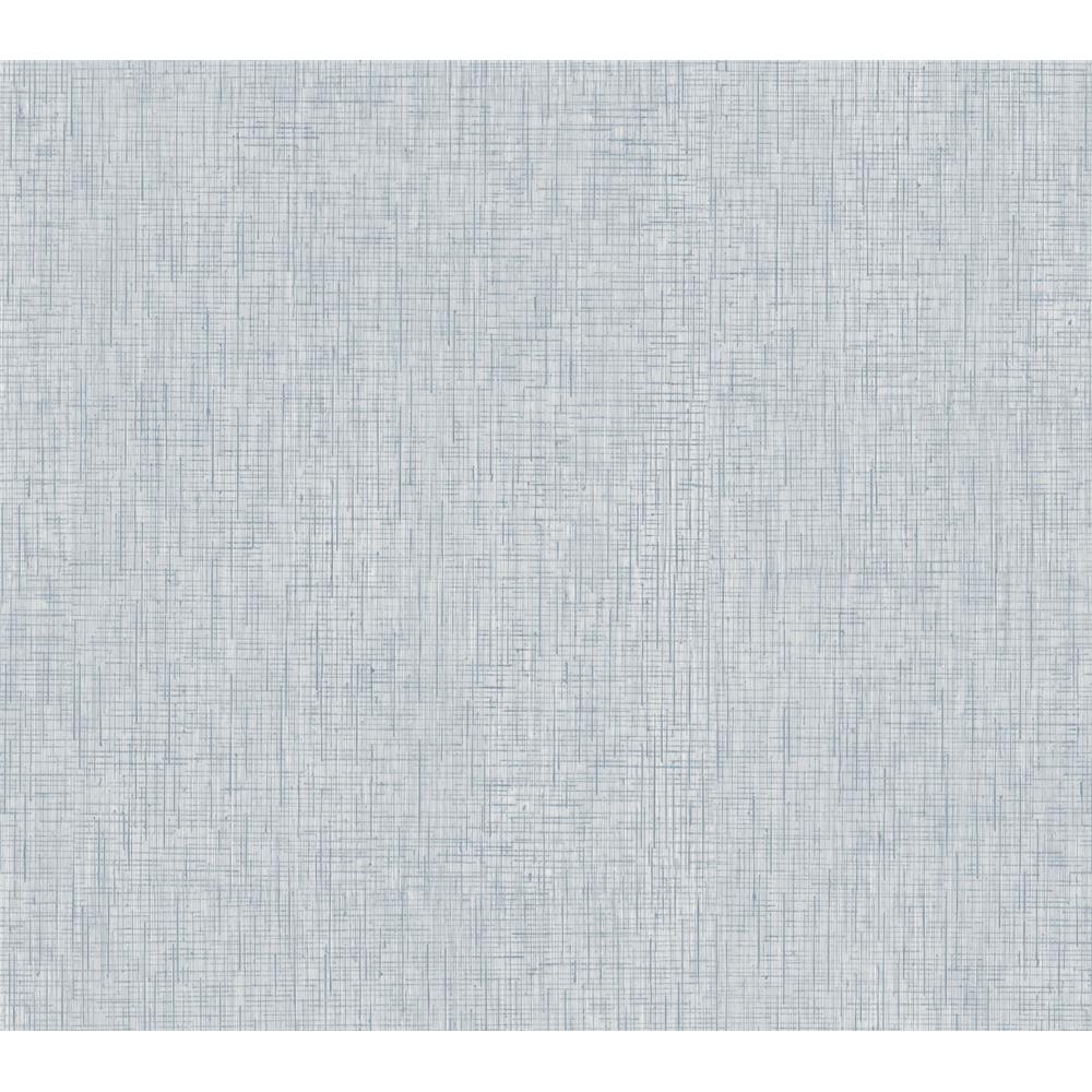 Ronald Redding by York AF6545 Tea Garden Threaded Silk Wallpaper in Blue
