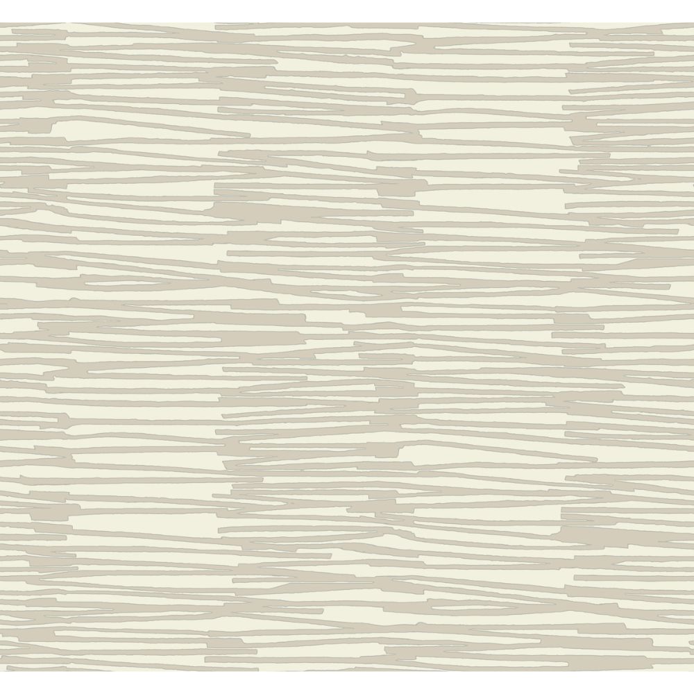 York AG2093 Artistic Abstracts Linen & Silver Water Reed Thatch Wallpaper