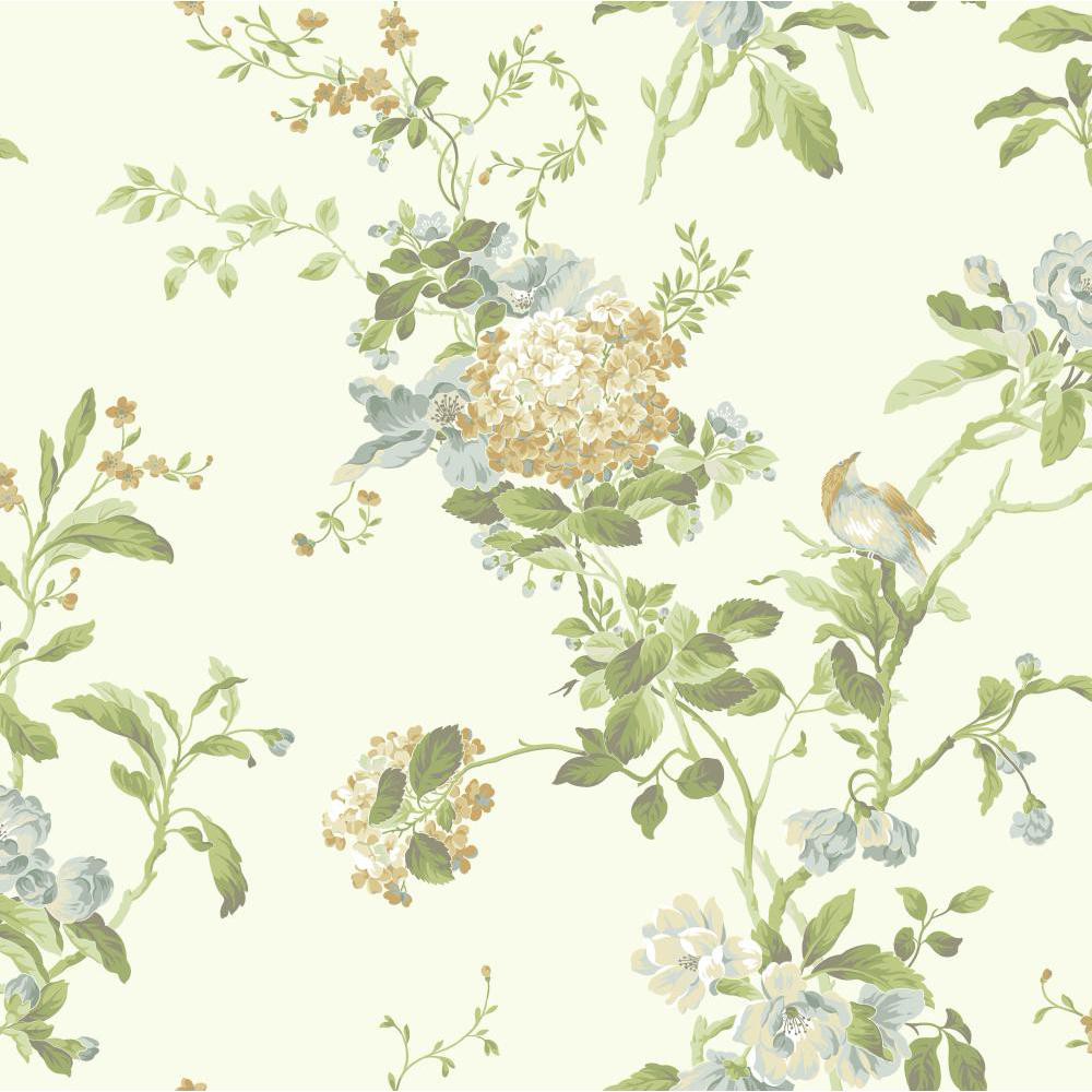 AK7499 ASHFORD BLOOMS - Ashford House by York Wallcoverings AK7499 ...