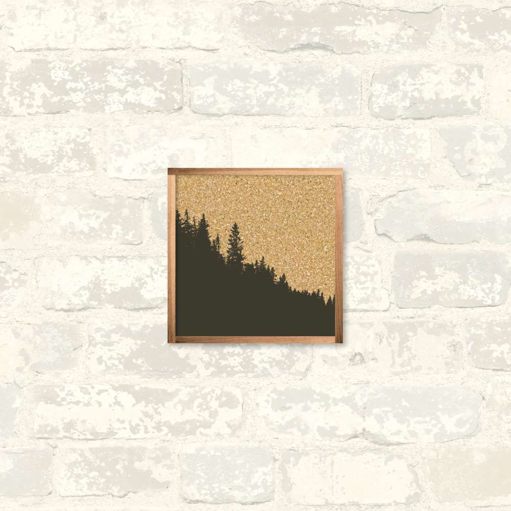 RoomMates by York AVE11234 Mountain Cork Wall Art In Black