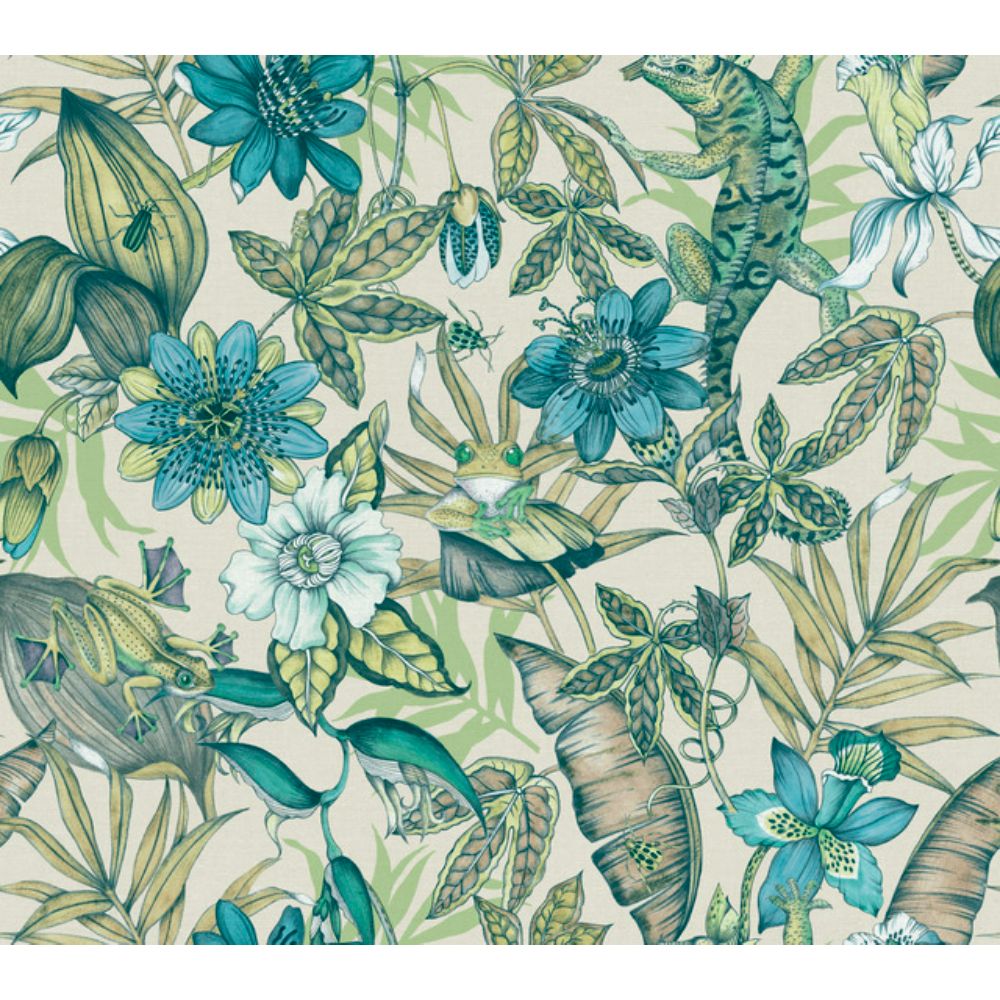 York BL1705 Blooms Multicolor Rainforest Wallpaper