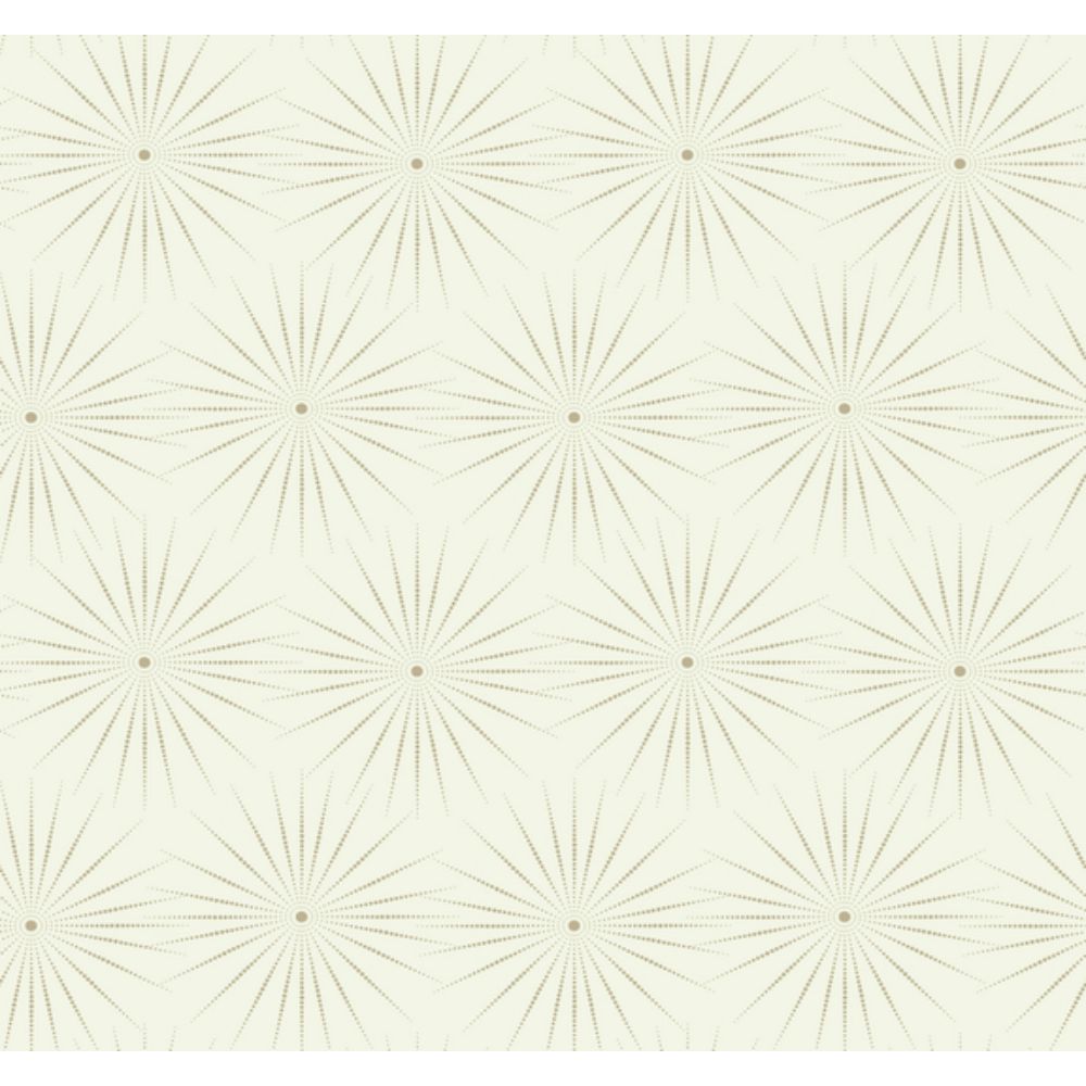 Antonina Vella by York BO6692 Bohemian Luxe Starlight Wallpaper in White/Silver
