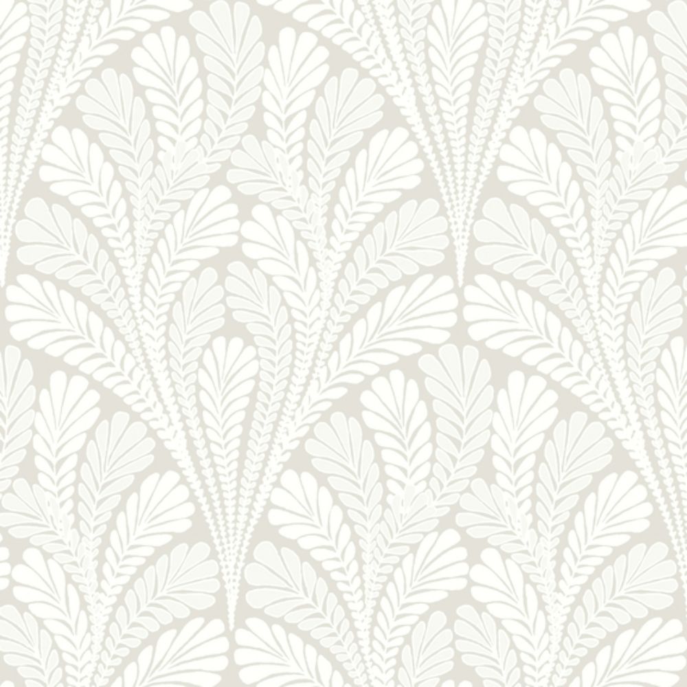 York BW3952 Damask Resource Library Shell Damask Wallpaper in Neutral/Pearl