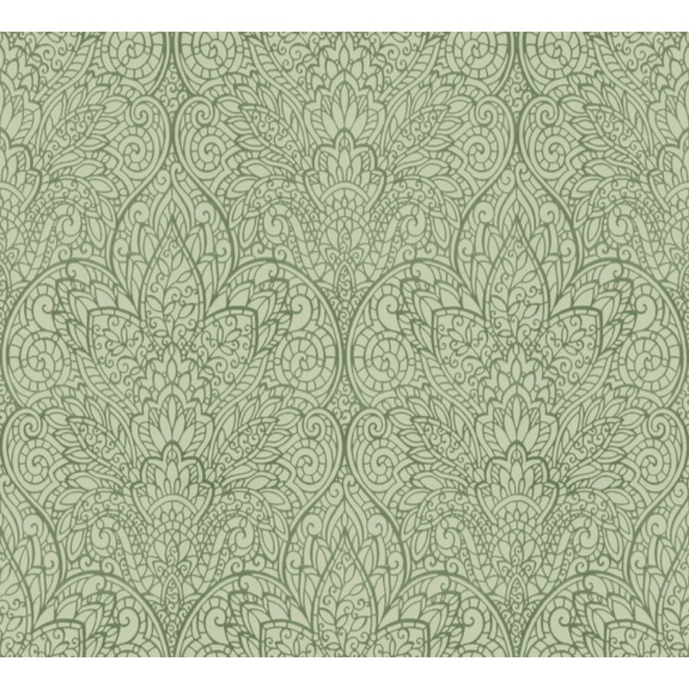 York Designer Series CD4010 Candice Olson After 8 Paradise Wallpaper in Taupe/Copper