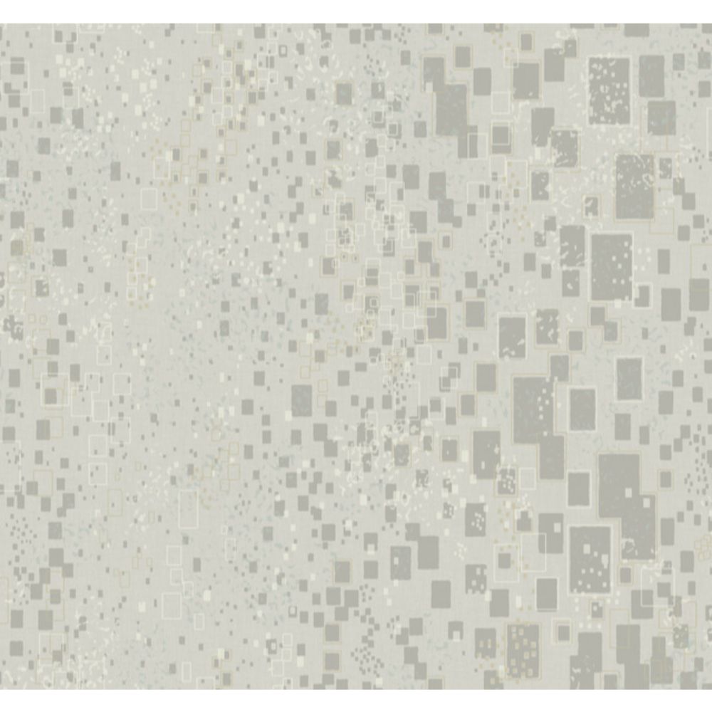 Candice Olson by York Designer Series Modern Artisan II Gilded Confetti Wallcovering in Silver