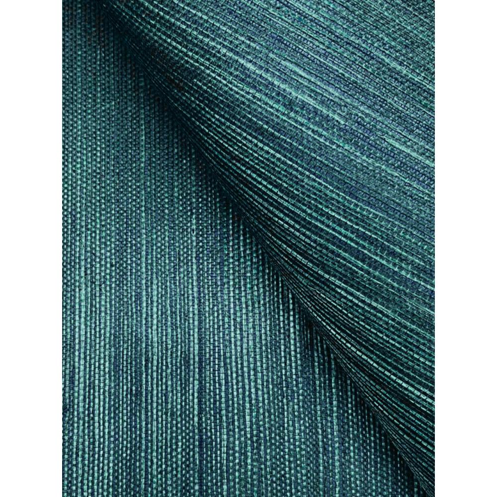 York CL1029NWFD Designer Sisals Fan Deck Maguey Sisal Dark Teal Wallpaper