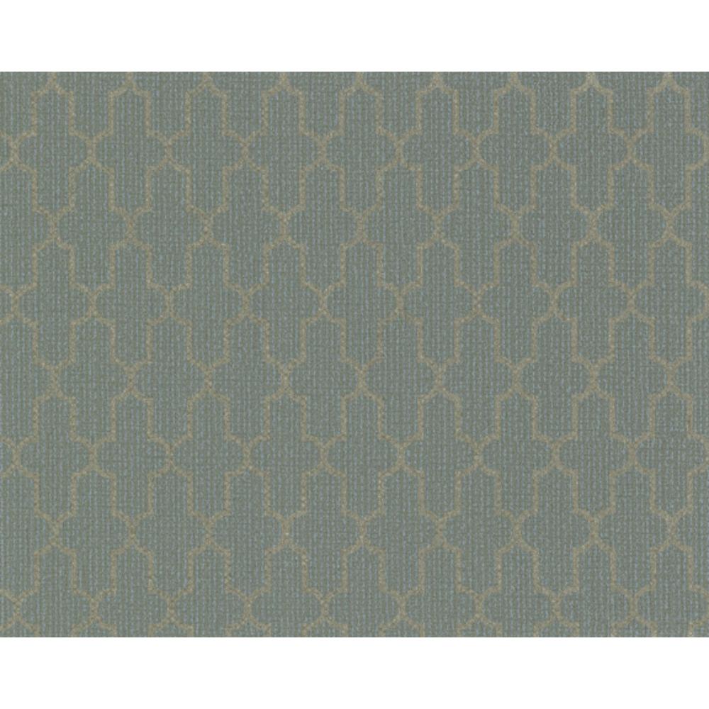 York CL1829 Color Library II Frame Geometric Wallpaper in Blue