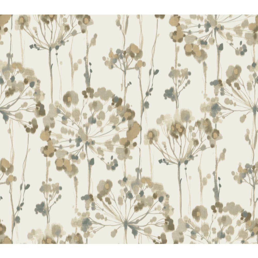 Candice Olson by York Designer Series CN2103 Modern Artisan II Flourish Wallpaper in Neutral