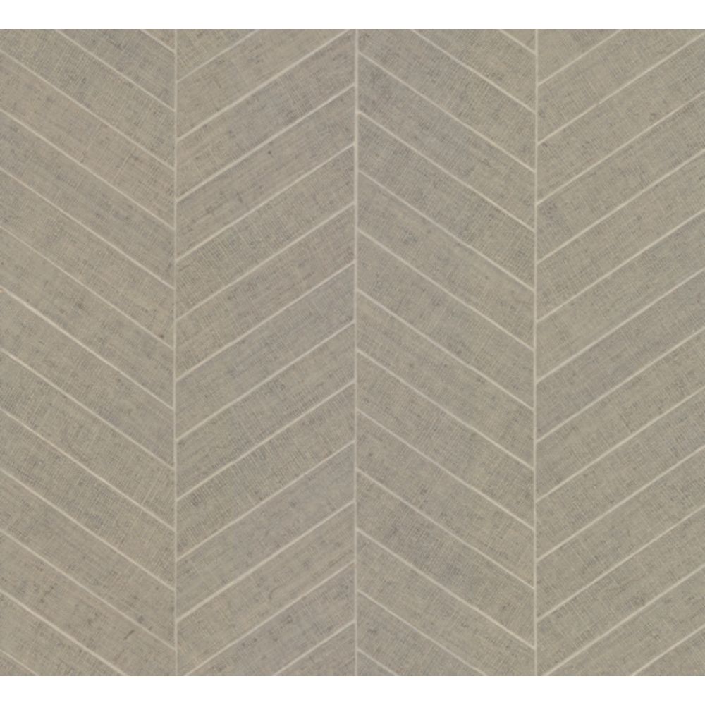 York Designer Series CR9134 Designer Resource Tip Card Atelier Herringbone Wallpaper in Linen