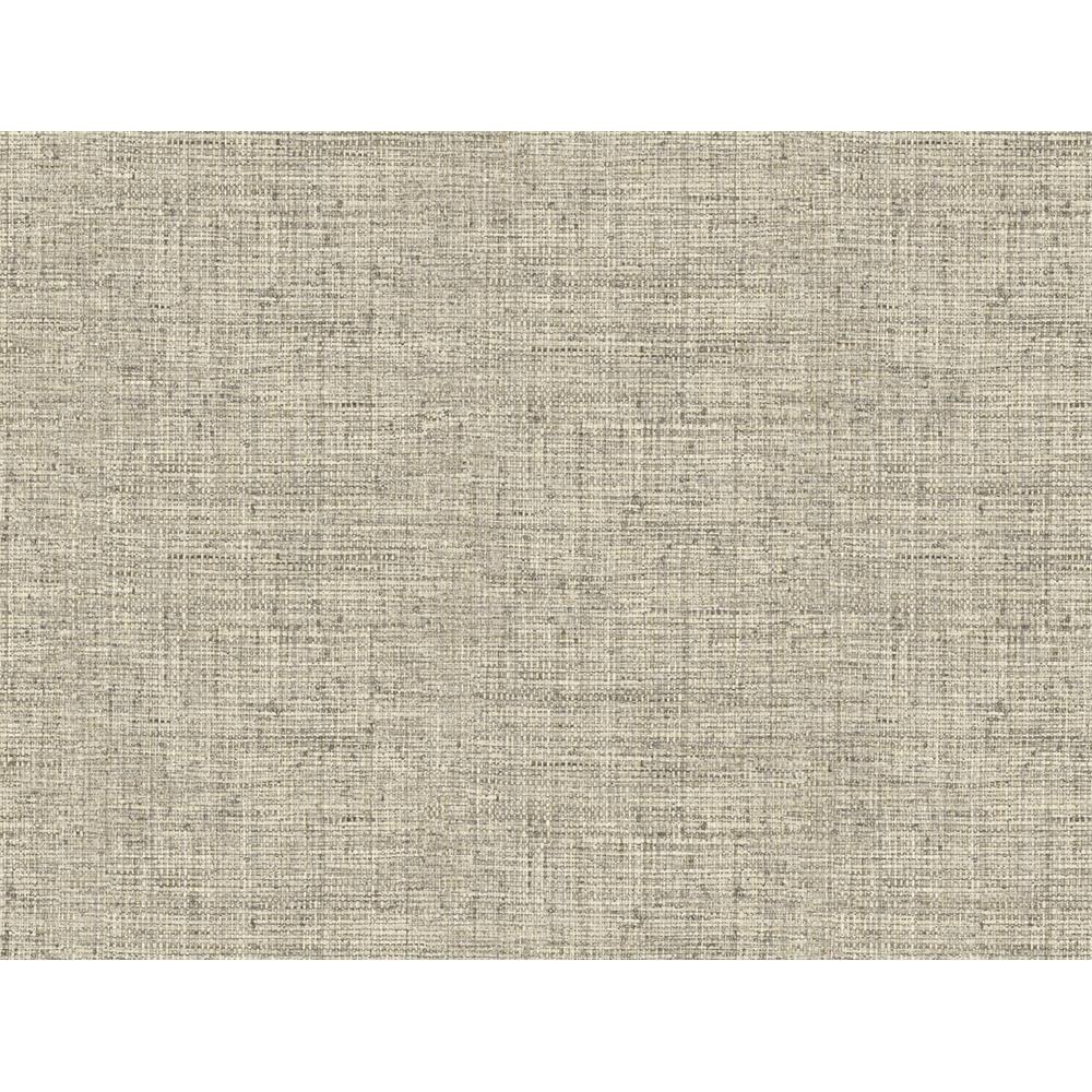 York CY1557 Conservatory Greige Papyrus Weave Wallpaper