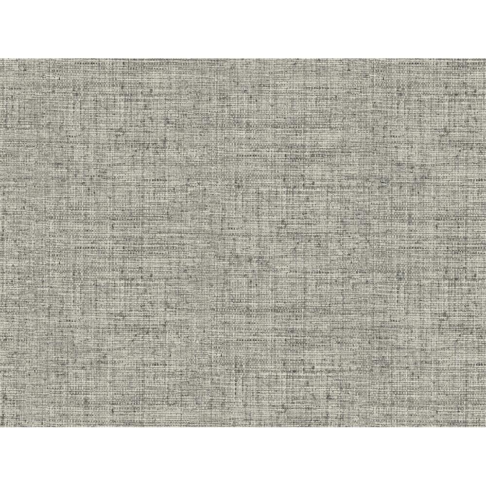 York CY1559 Conservatory Charcoal Papyrus Weave Wallpaper