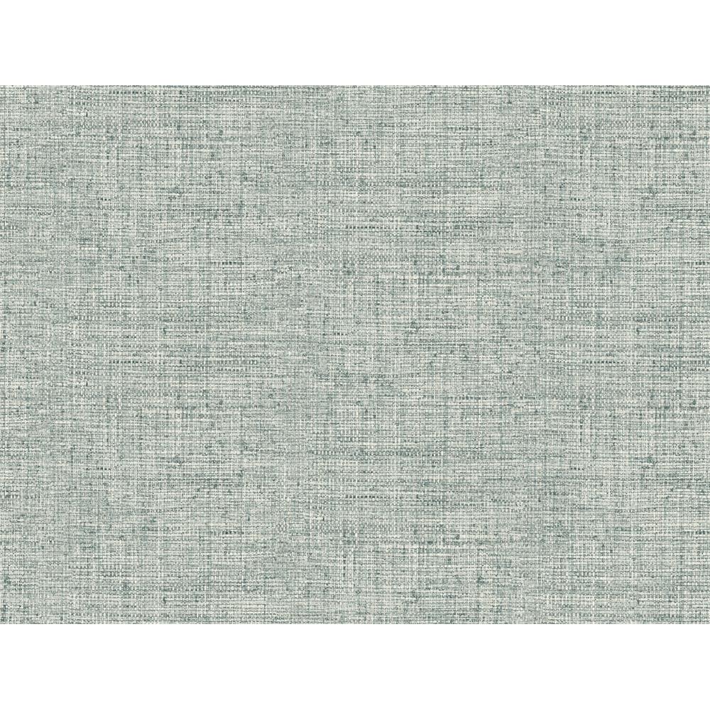 York CY1560 Conservatory Turquoise Papyrus Weave Wallpaper