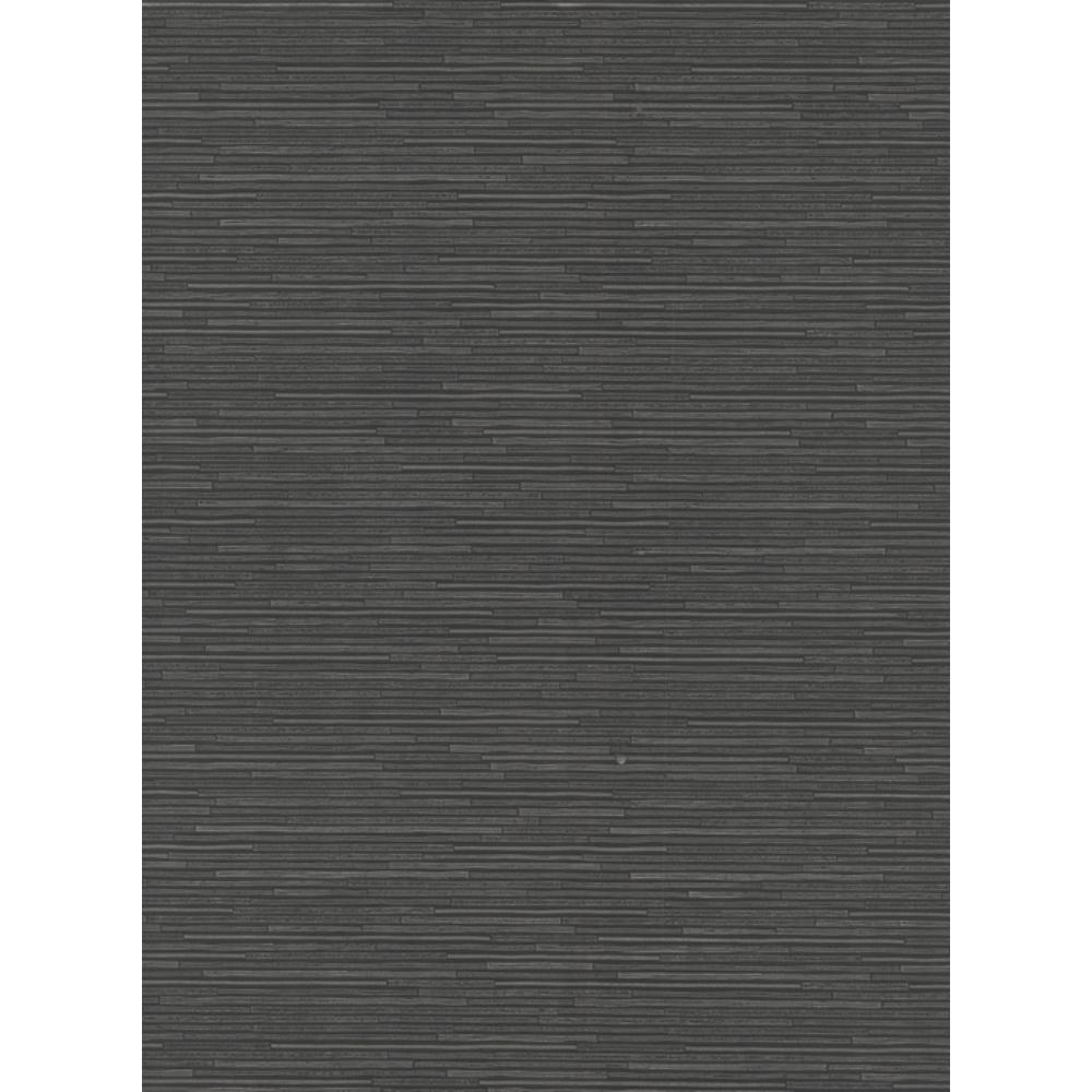 York DD3835 Dazzling Dimensions Volume II Ribbon Bamboo Wallpaper in Black/Silver