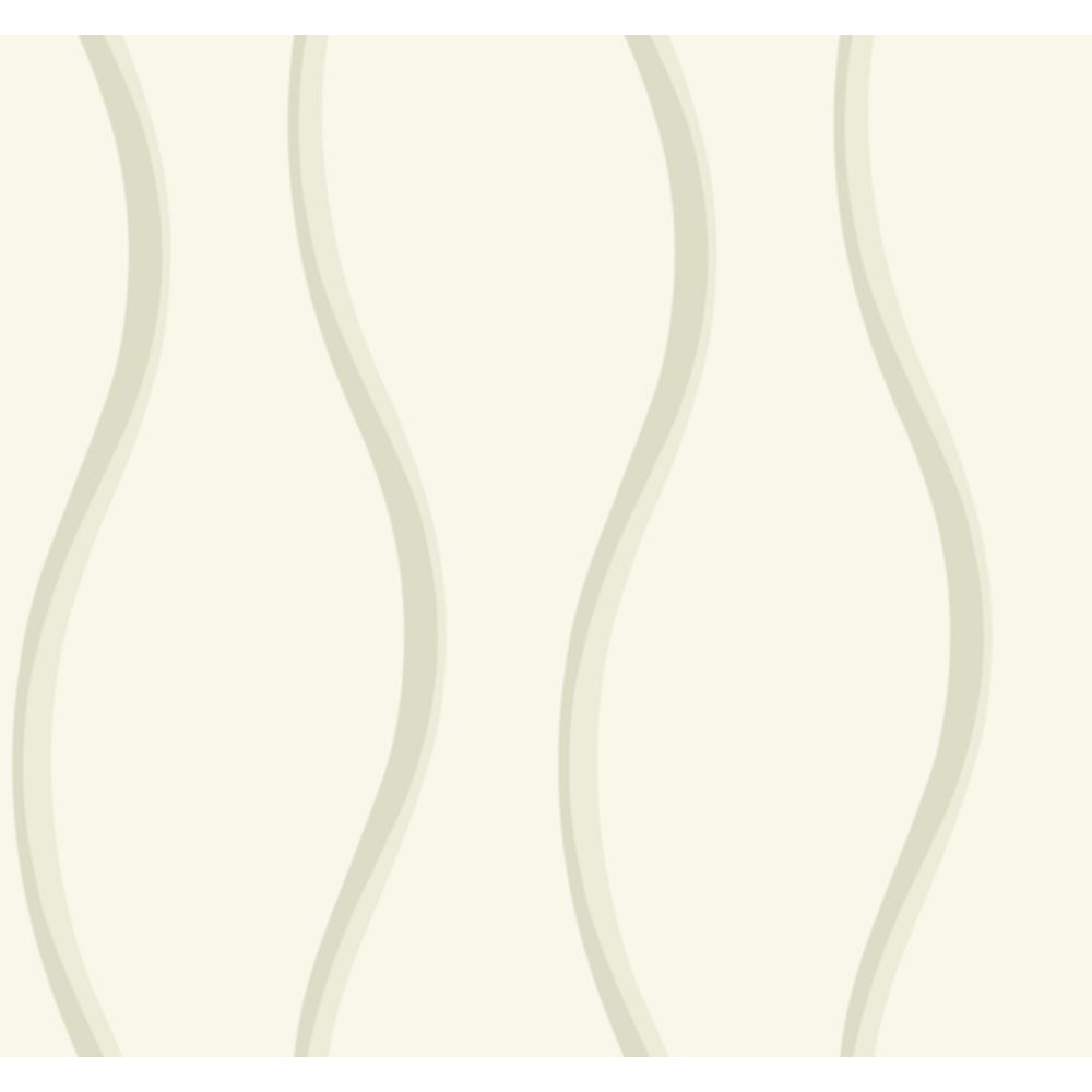 York Designer Series DT5114 Candice Olson After 8 Unfurl Wallpaper in White