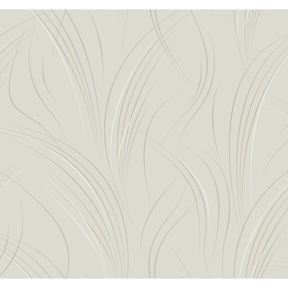 York Designer Series EV3937 Casual Elegance Blonde Graceful Wisp Wallpaper