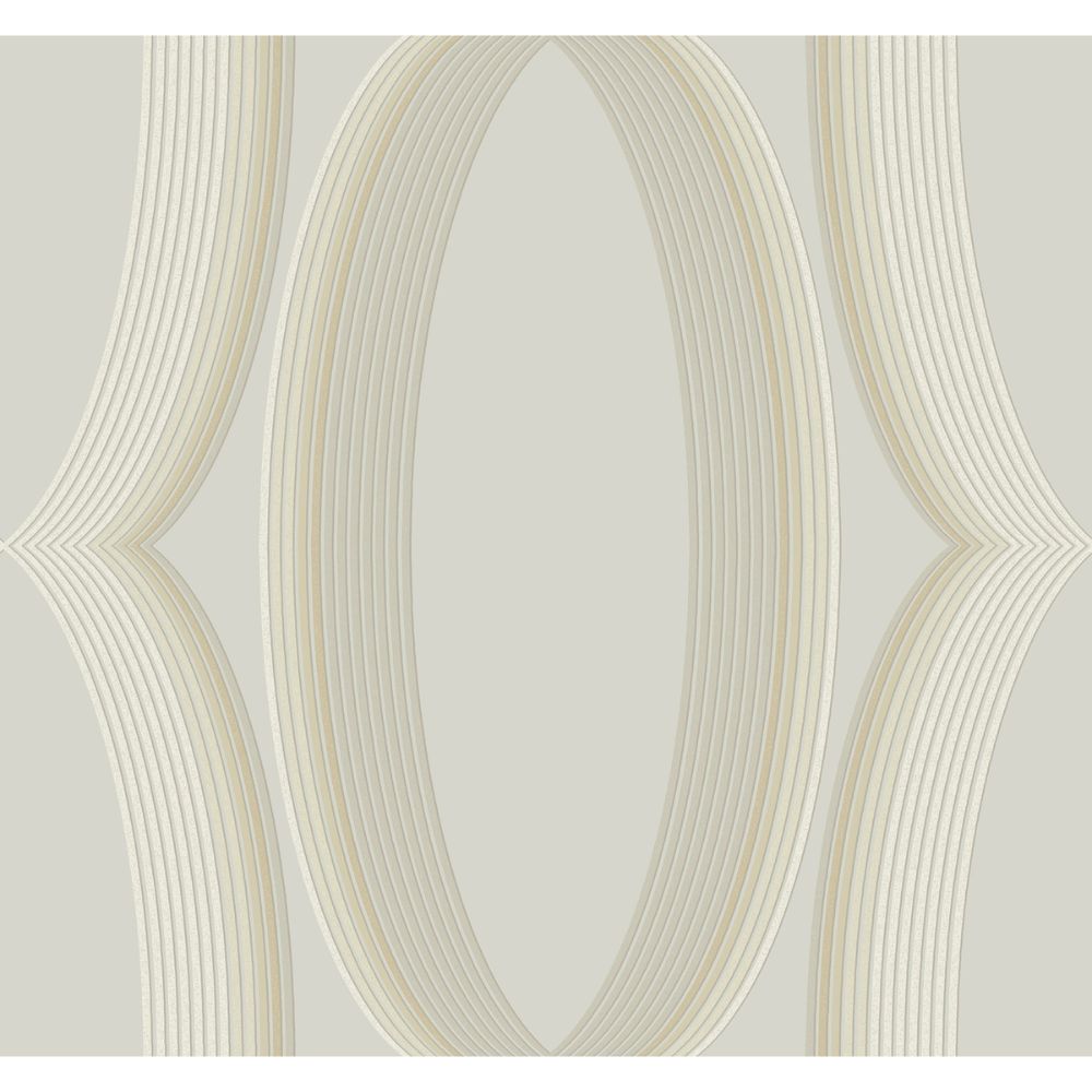 York Designer Series EV3984 Casual Elegance Blonde Progression Ogee Wallpaper
