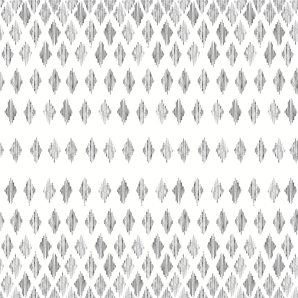 York FH4041 Simply Farmhouse Diamond Ombre Wallpaper in Black/White