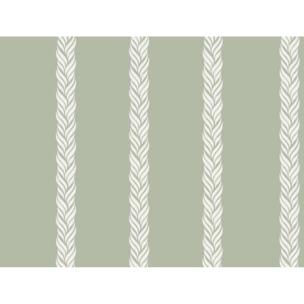York GT4541 Classics Braided Stripe Green Wallpaper