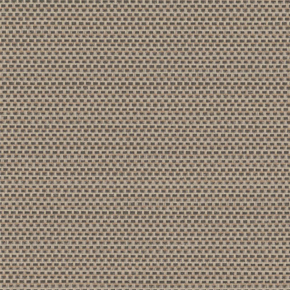 York HW3519 Pueblo Textile Wallcovering in Brown/ Gray