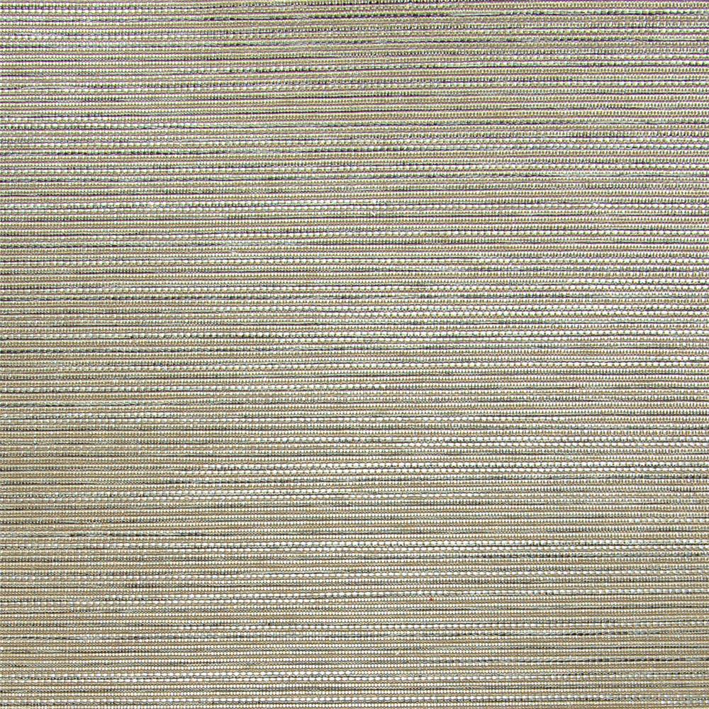 York HW3581 Silk Weave Textile Wallcovering in Gray/Brown