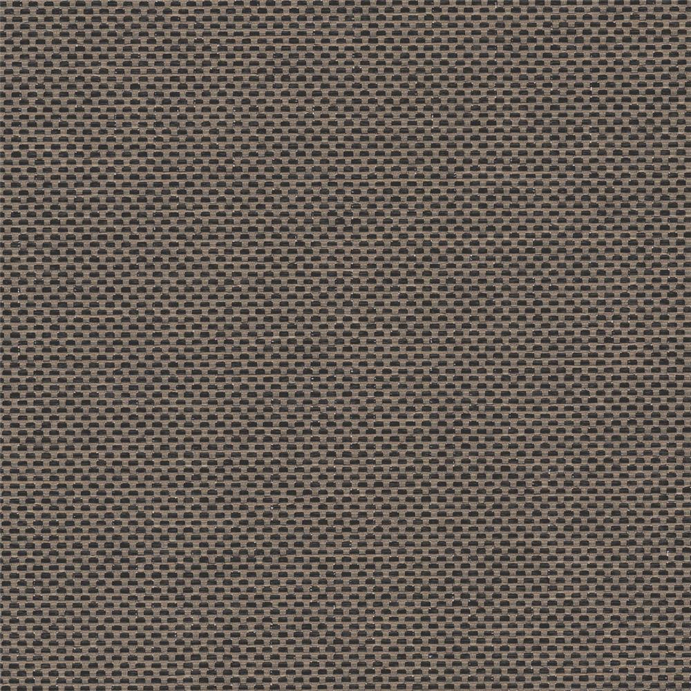 York HW3631 Salish Weave Textile Wallcovering in Black/Gray