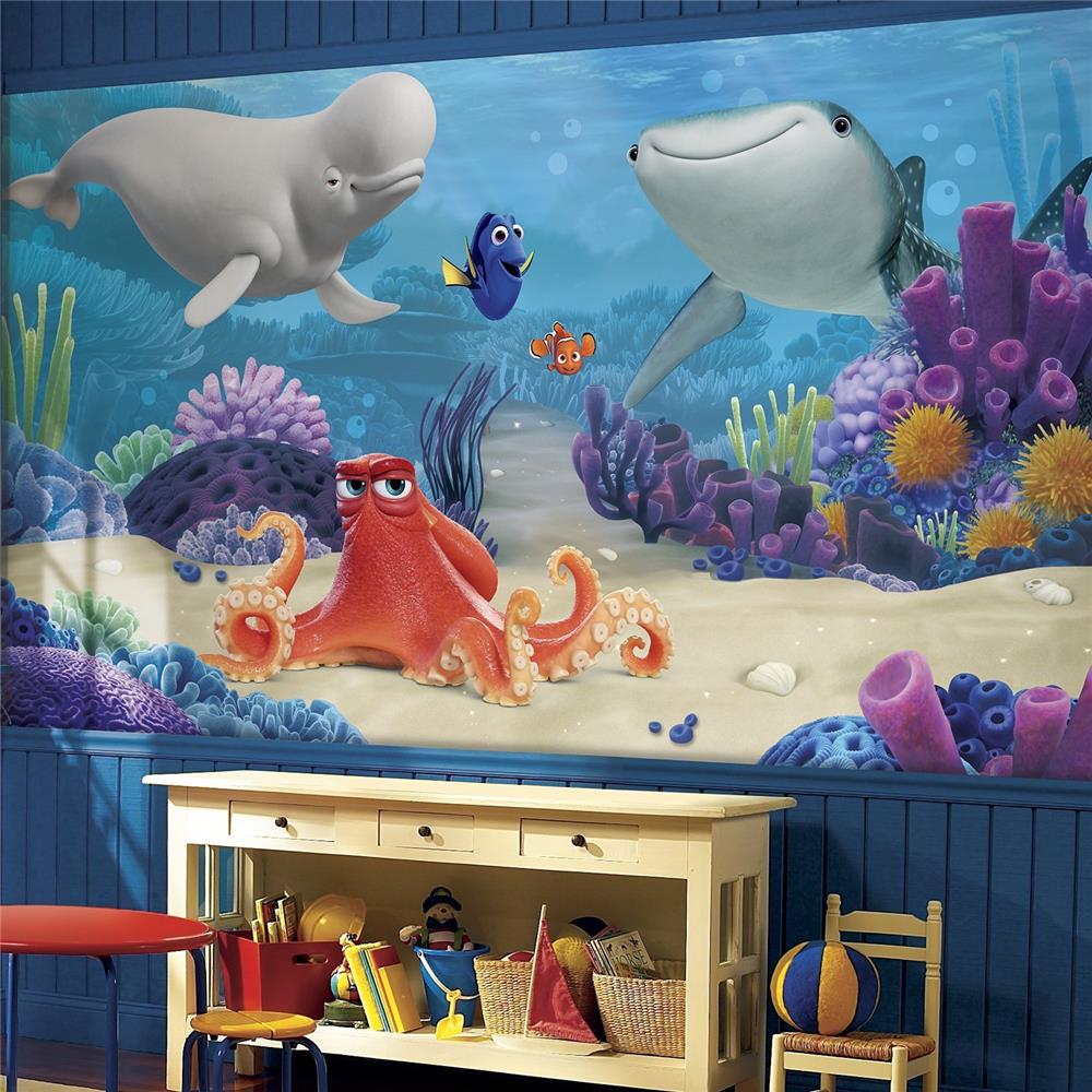 RoomMates by York JL1384M Finding Dory Xl Chair Rail Prepasted Mural 6