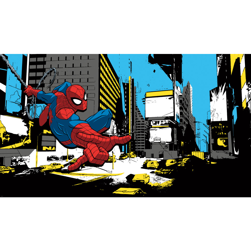 RoomMates by York JL1432M Spider-Man Classic Xl Chair Rail Prepasted Mural 6