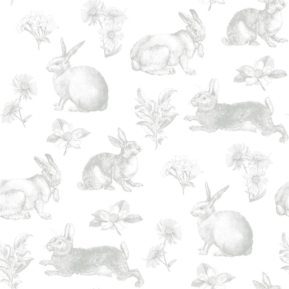 York KI0580 A Perfect World Bunny Toile Wallpaper