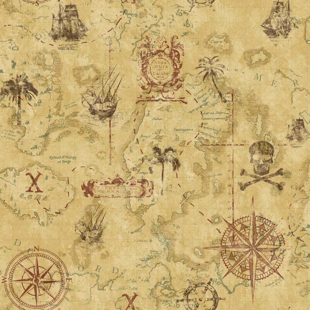 kids treasure map background