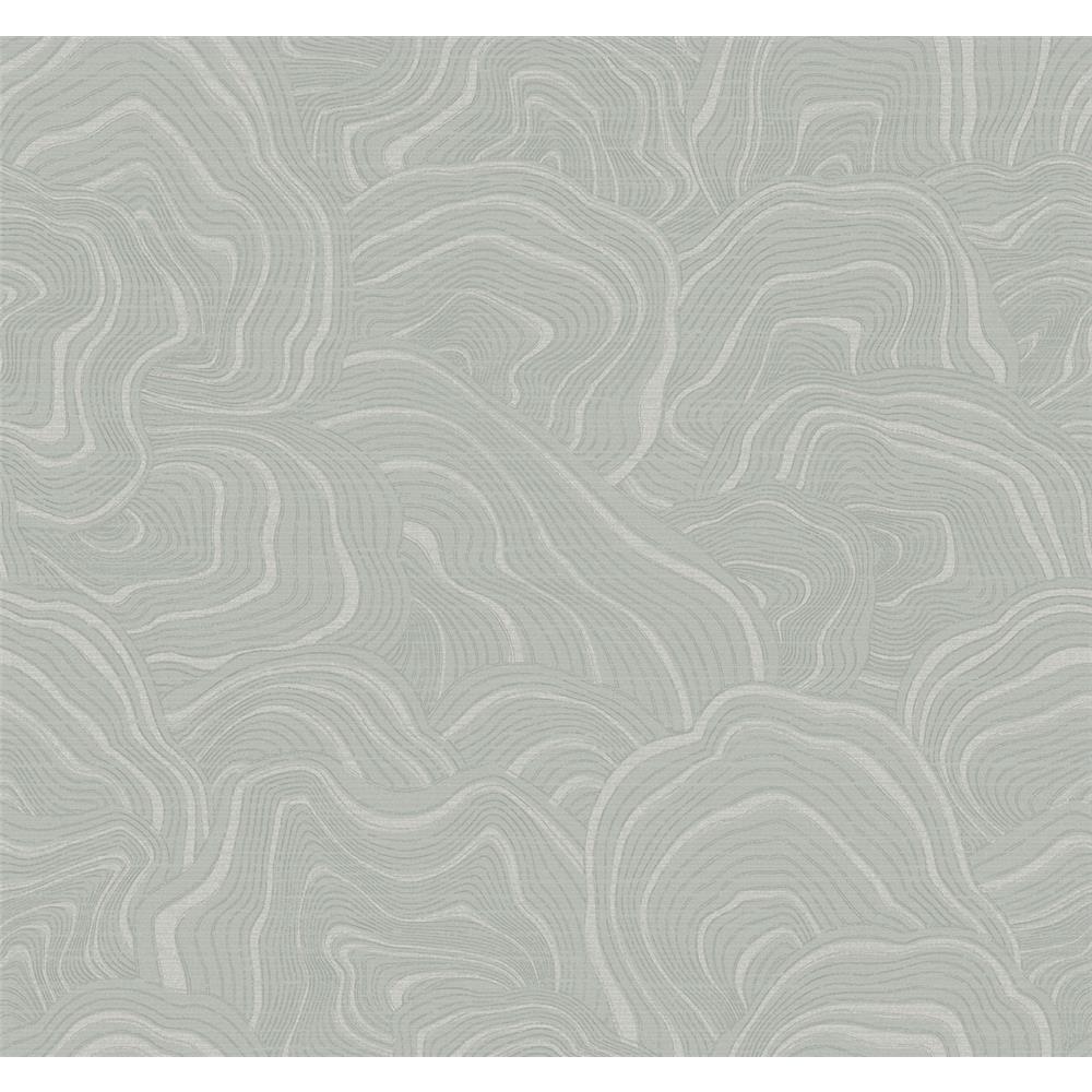 Ronald Redding Designs by York KT2165 Geodes Wallpaper in Grey