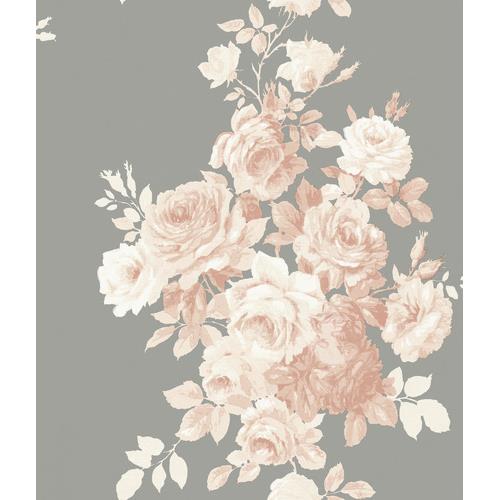 York Designer Series ME1530 Magnolia Home Vol. II Tea Rose Wallpaper