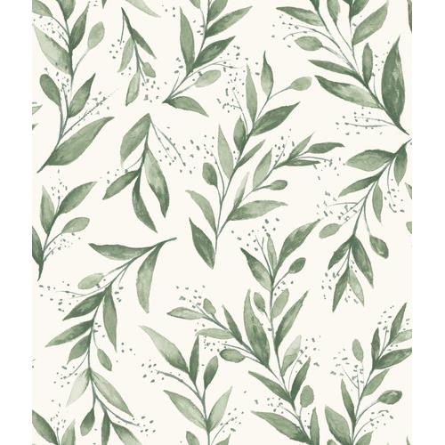 York Designer Series ME1535 Magnolia Home Vol. II Olive Branch Wallpaper